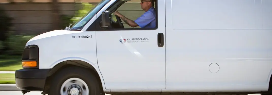 KIC Refrigeration service vehicle serving Amsterdam area